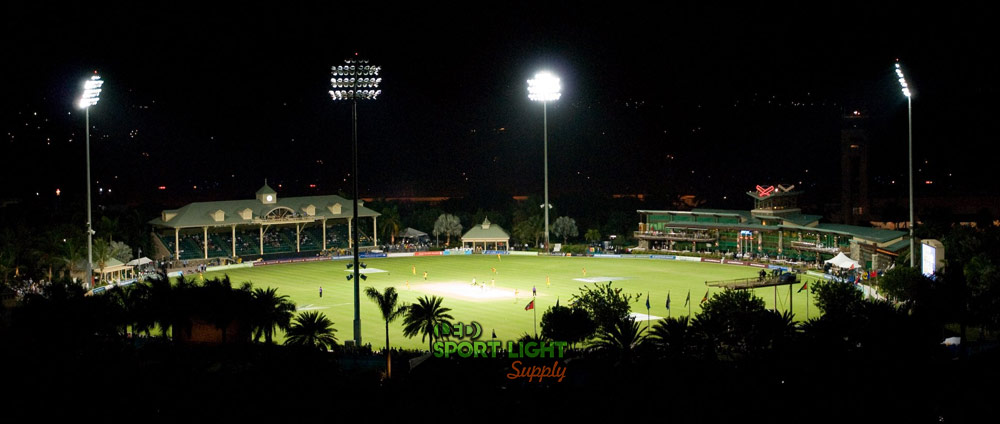 4 pole cricket stadium lighting layout