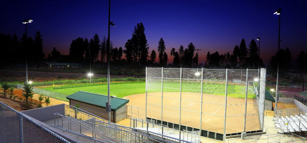 NGB and ISF lighting standards of softball fields