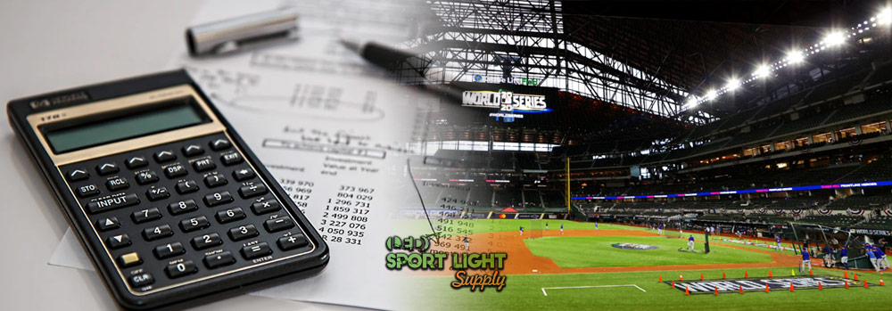 baseball field lighting cost calculator