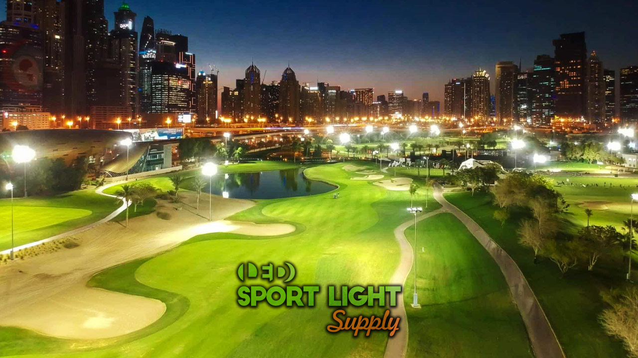 can we use solar lights in golf course