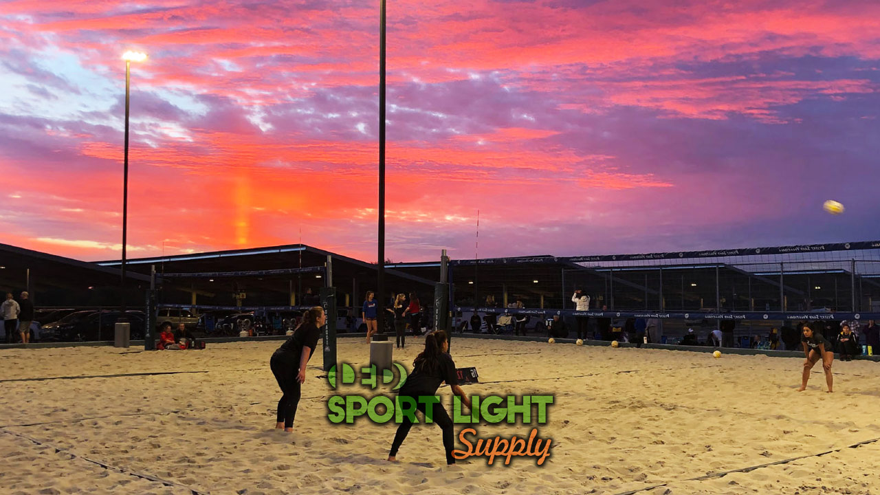 How Deep Does a Sand Volleyball Court Light Pole Need to be? Sport