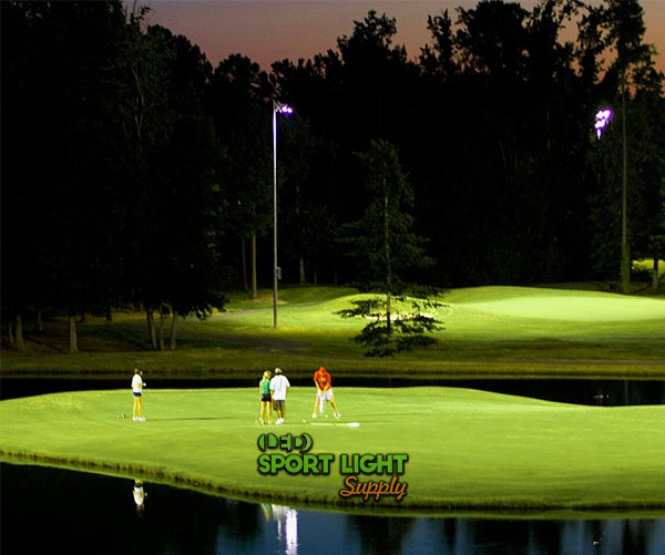 flood light is used in golf course