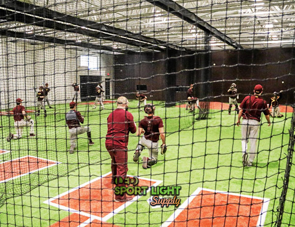 getting a good batting cage lighting standard improves baseball players performance