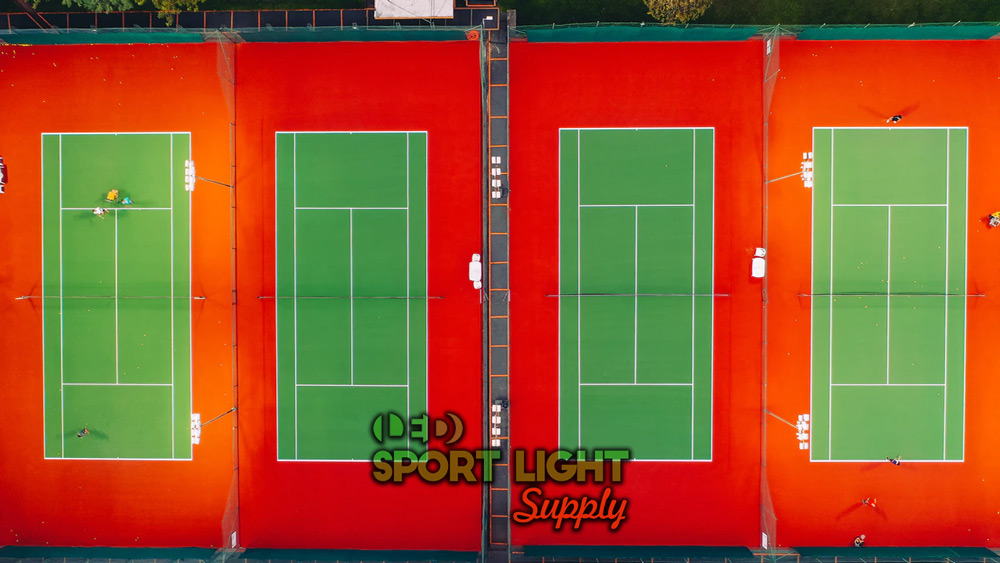 How Many Square Feet / Meter is a Tennis Court? Sport Light Supply