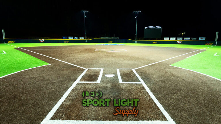 how much does it cost to light softball fields