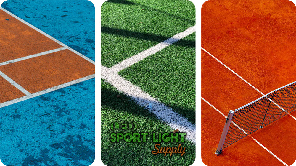 How To Light Up Different Types Of Tennis Courts Clay Hard Grass Carpet Sport Light Supply