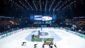 ice hockey ring lighting design and layout