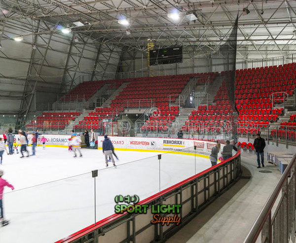 ice hockey rink lighting brightness and lux requirement