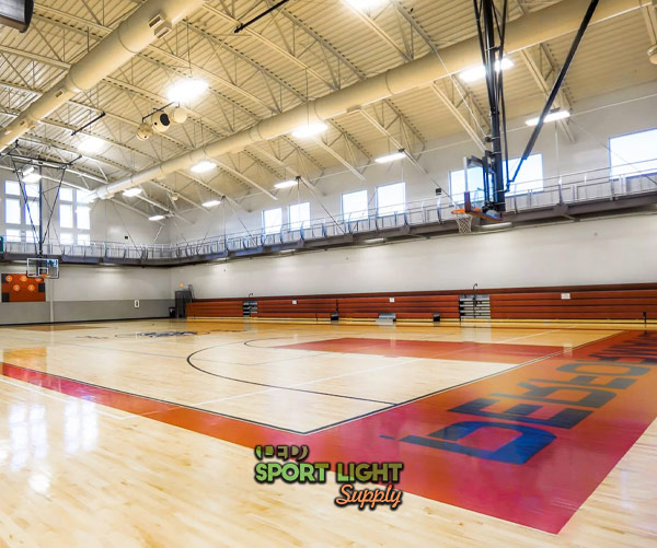 indoor basketball arena lights