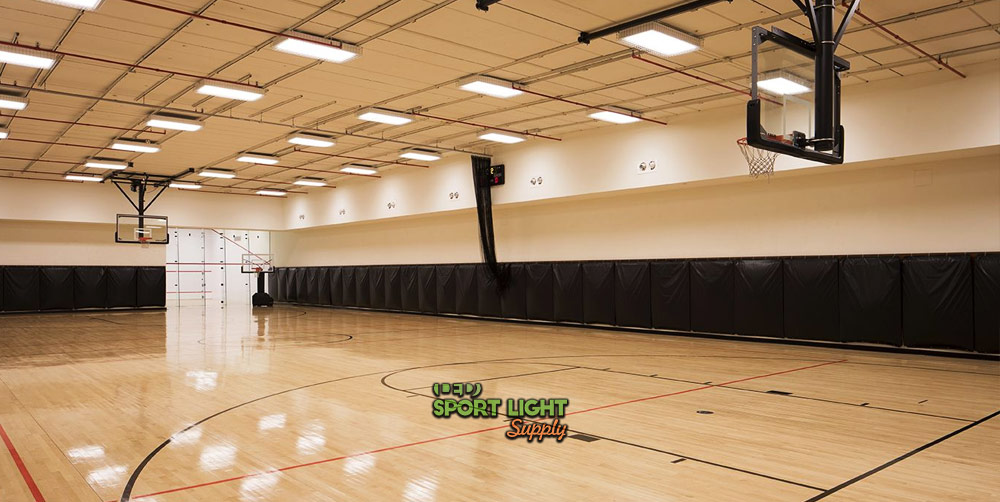 indoor basketball court lighting heat dissipation