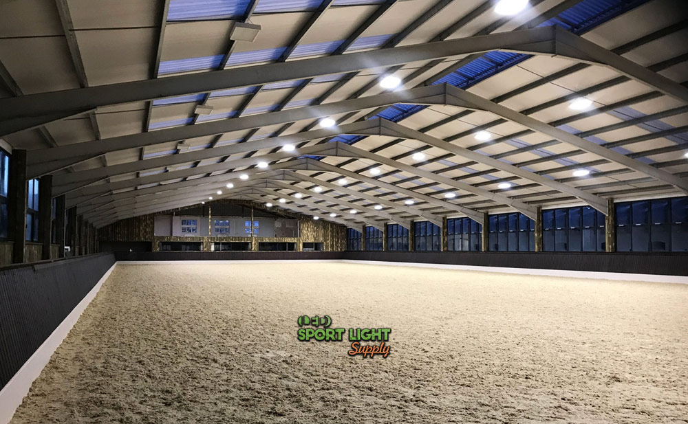 indoor horse arena lighting layout