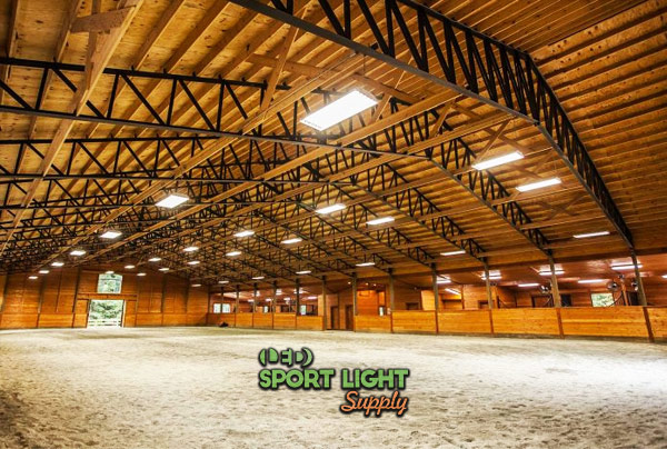 indoor riding arena lights for vaulted ceiling