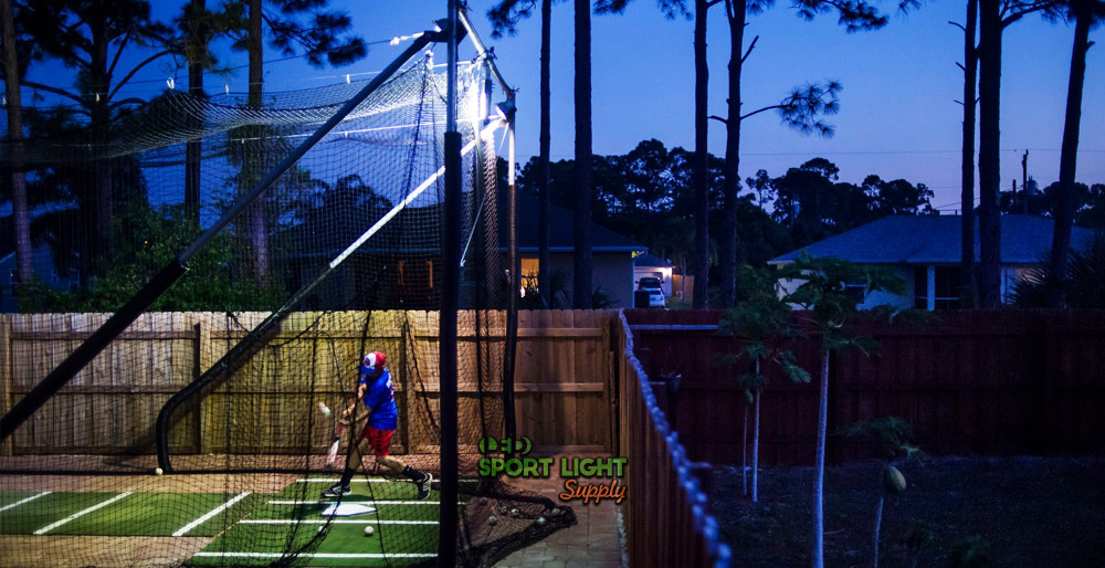light pollution of outdoor batting cage lights