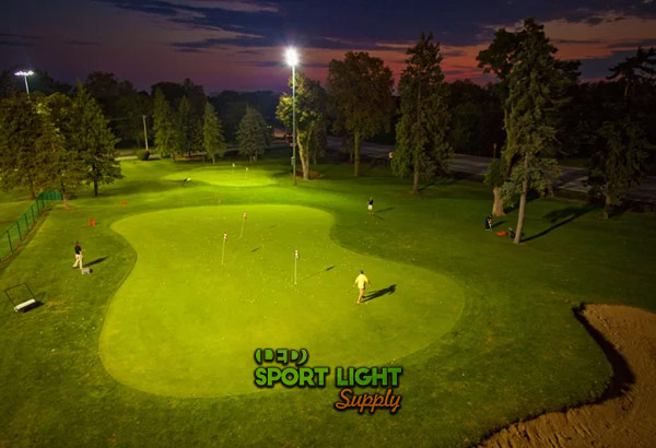 lighting uniformity requirement of golf course