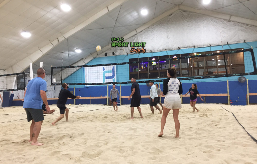 lux level for recreational volleyball court