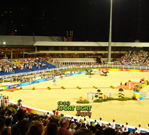 lux level for show jumping arena