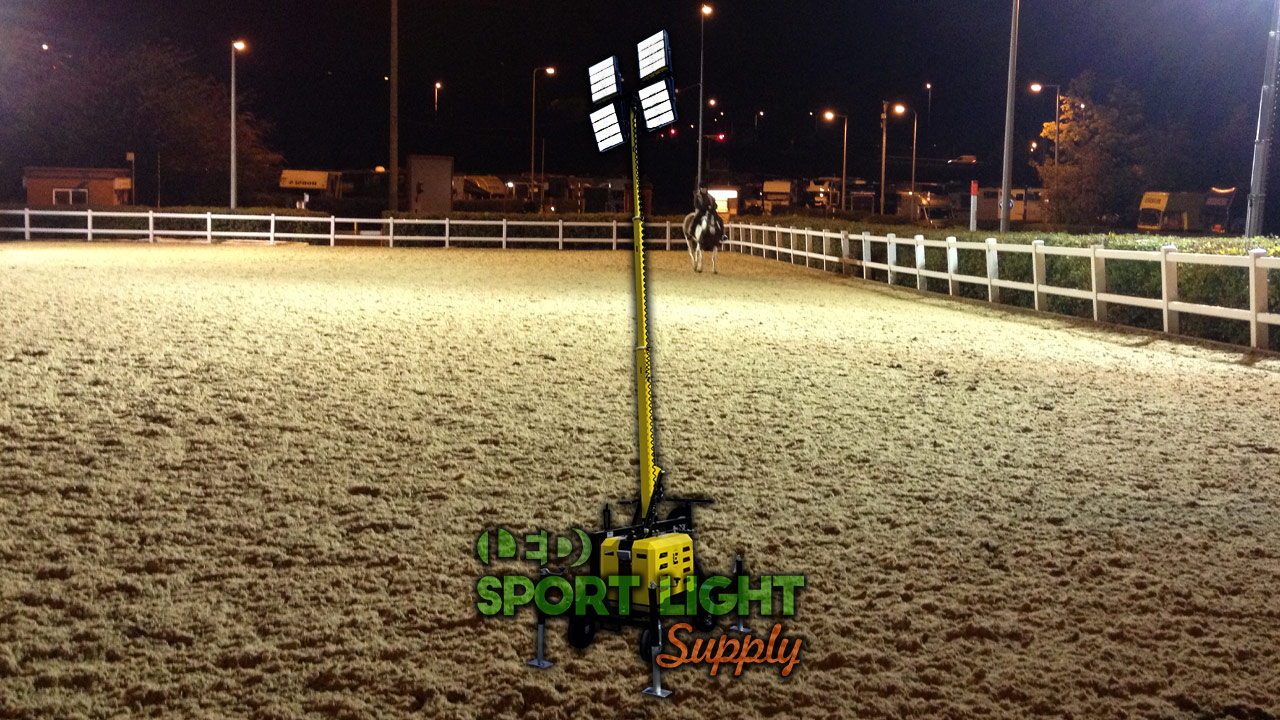 portable horse riding arena light tower