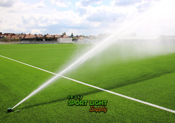 real grass turf requires regular watering