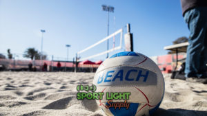 sand volleyball court lighting design and layout