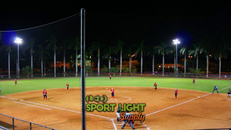 softball field lighting layout and design