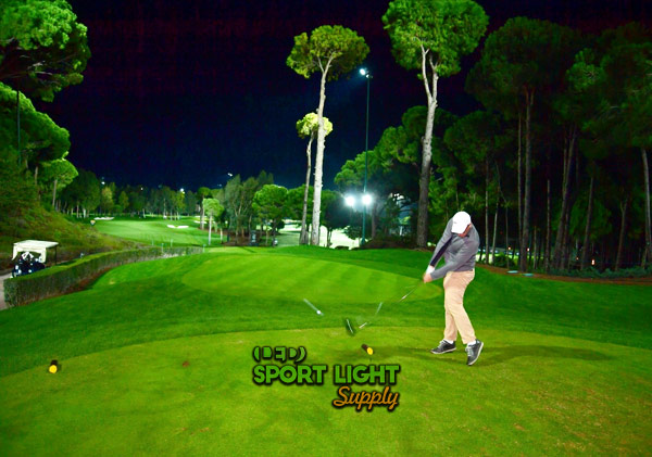 sufficient lumens and wattages of lighting improves golfers' performance