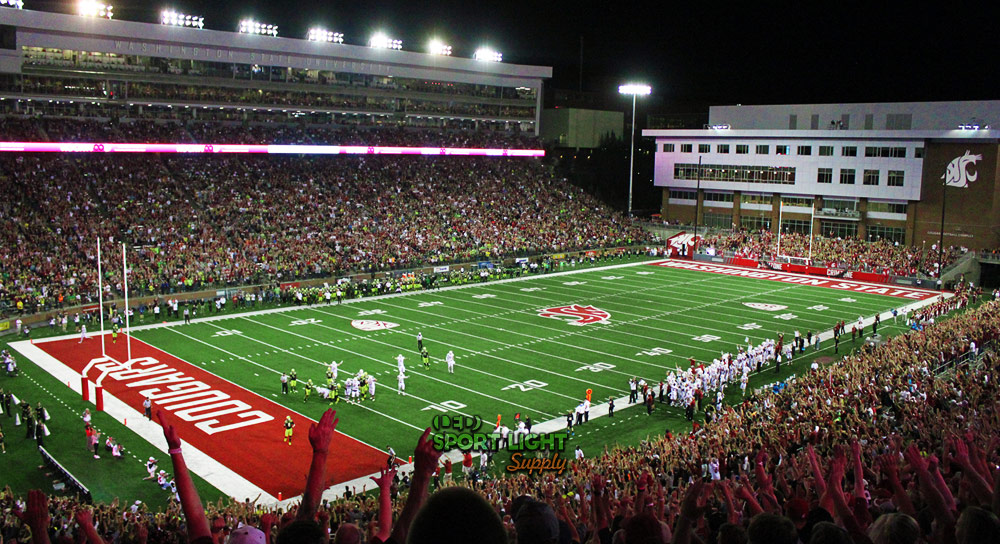using LED lights can reduce running cost of stadium