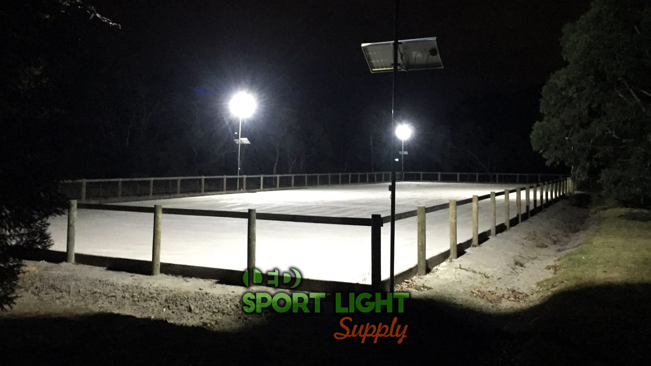 using solar lights in horse arena