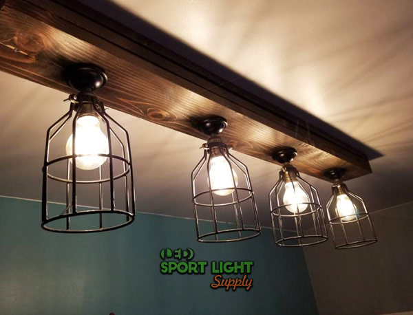 vintage horse stall cage lighting